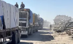 İsrail destekli çeteler tırları yağmalanmaya devam ediyor!