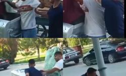 Çöpten atık toplayan yaşlı adamı dövdü: O anlar kamerada