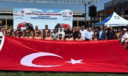 Gaziantep'te geleneksel aşırtmalı aba güreşleri heyecanı başladı