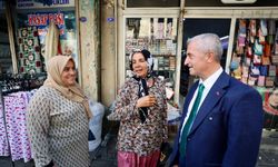 Tahmazoğlu, esnaf ve vatandaşlarla bir araya geldi