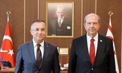 Gaziantep Valisi Çeber’den KKTC Cumhurbaşkanı Tatar’a ziyaret! Neler konuşuldu?