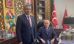 MHP Genel Merkezinde Gaziantep’ten sürpriz ziyaret! Bahçeli- Taşdoğan buluşması