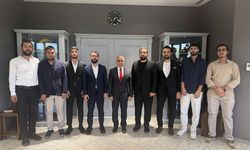TÜGVA heyetinden GAÜN rektörüne ziyaret