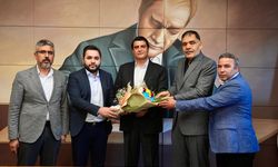 Arıkan ve Doktoroğlu’ndan Umut Yılmaz’a ‘hayırlı olsun’ ziyareti…