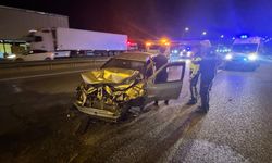 Takla atan otomobilden yaralı çıktı