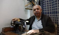 Gaziantepli terzi, ustasından yadigar makinesiyle mesleğini sürdürüyor