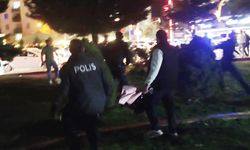 Park boks ringine döndü: Kavga anı kamerada