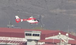 Van’dan Gaziantep’e helikopter ambulansla hasta nakli