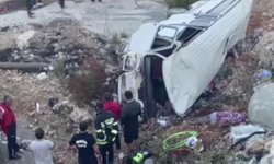 İşçi servisi şarampole devrildi: 5 ölü, 14 yaralı