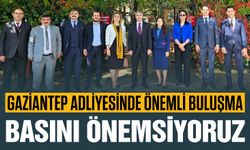 Gazete sahiplerinden Gaziantep Adliyesine önemli ziyaret!  Güçlü basını önemsiyoruz