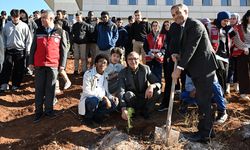 Gaziantep'te Gazze'ye destek için 120 fidan dikildi