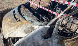 Mutfak tüpü yüklü kamyonet alev alev yandı! “Arabanın yanışını seyrettim”