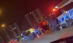 Gaziantep'te trafik cezası alan şahıslar polise mukavemet gösterdi (VİDEO HABER)