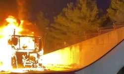 Seyir halinde iken bir anda alev aldı! Faciadan kılpayı...