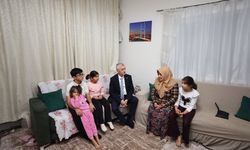 Başkan Tahmazoğlu’ndan aile ve esnaf ziyaretleri