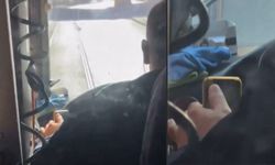 Gaziantep’te pes dedirten olay! Otobüs şoförü seyir halinde video izledi… İşte o anlar!