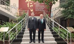 Batman Üniversitesi Rektörü Demir’den Rektör Doğan’a ziyaret! Görüş alışverişinde bulunuldu