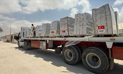 Gazze'nin yaraları sarılıyor! Türkiye, Gazze’ye 102 bin 590 ton insani yardım sevk etti