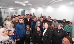 Başkan Yılmaz’dan ev ziyaretleri