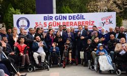 Gaziantep'te engelli vatandaşlara tekerlekli sandalye!