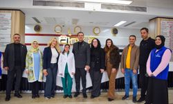 Gaziantep Anka Hastanesi’ne anlamlı ziyaret! Özel öğrencinin hayali gerçek oldu