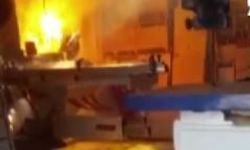 Gaziantep'te atölye yangını: Kullanılamaz hale geldi!