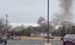 İki helikopter havada çarpıştı: Çarpışma anı kameraya yansıdı!