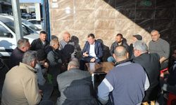 Doğan, Nizip Sanayi Sitesi esnafıyla buluştu