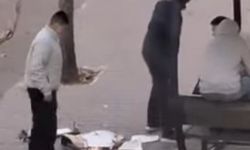 Gaziantep’e yakışmayan görüntüler! Bankı kırıp yaktılar