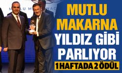 Gaziantep’in Yıldızları Ödüllerine Mutlu Makarna damgası! Göymen ödülü Bakan Kacır’dan aldı…