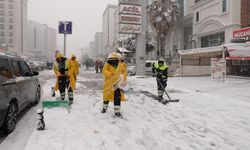 Şehitkamil’de kar mesaisi