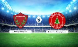 Atakaş Hatayspor Ümraniyespor Canlı Yayın bilgileri: maç ne zaman, saat kaçta, hangi kanalda, nereden izlenir?
