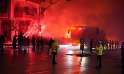 Galatasaray, kafilesi Gaziantep'te