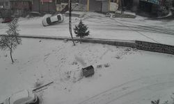 Gaziantep’te karlı yolda kaza: O anlar saniye saniye kamerada