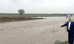 Gaziantep'te sağanak etkili oldu: Çiftinin yüzü güldü