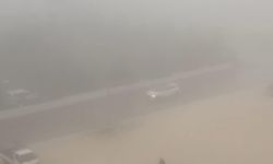 Yoğun sis Gaziantep’i sardı! Görüş mesafesi 50 metreye kadar düştü! Video haber…