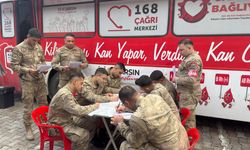 Gaziantep’in komşu ilinde jandarmadan Kızılay’ın kan bağışı kampanyasına destek!