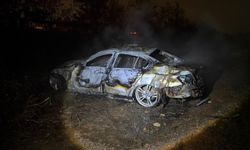 Gaziantep'te korkunç kaza: Şarampole uçan otomobil alev aldı!