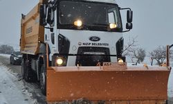 Nizip Belediyesi karla etkin mücadele için sahada!