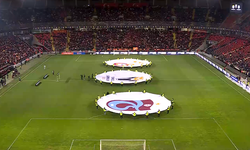 Gaziantep’te Süper Kupa yarı final maçında dikkat çeken görüntü!