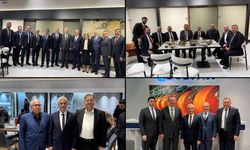 Tahmazoğlu, halı fuarında Gaziantepli halıcıları ziyaret etti