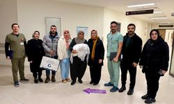 Gaziantep Büyükşehir, yeni yılın ilk bebeğini güvenle evine ulaştırdı