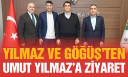 Ercan Göğüş’ten spora tam destek! Umut Yılmaz’ı ziyaret ettiler