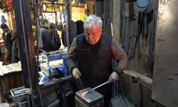 Gaziantepli demirci ustası 60 yıldır baba mesleğini sürdürüyor