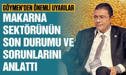 Göymen’den TUSAF Kongresi’nde önemli açıklamalar! Makarna sektörünün son durumu ve sorunlarını anlattı