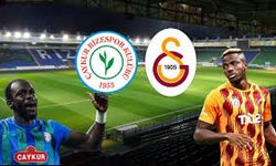 Çaykur Rizespor Galatasaray maçı 8 Şubat saat kaçta, hangi kanalda, muhtemel 11’ler açıklandı mı?