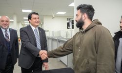 Başkan Yılmaz, belediye çalışanlarıyla bayramlaştı!