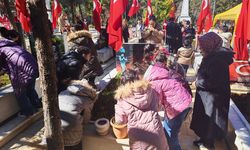 Gaziantep’te şehit kabirleri için anlamlı program