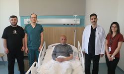 Gaziantep'te inme geçiren hasta erken müdahaleyle hayata tutundu!