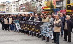 Gaziantep'te ABD ve İsrail'in İran'a yönelik saldırıları protesto edildi